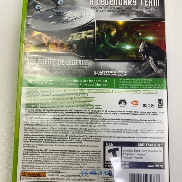 Star Trek Microsoft Xbox 360 Game No Manual *Tested - Picture 7 of 7